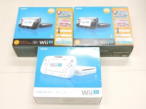 Nintendo 任天堂 Wii U 本体 32GB クロ シロ まとめ ジャンク品[B038I432]