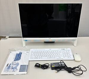 FM♪ 通電確認済 PC-DA370KAW-E3 NEC LAVIE Desk All-in-one 一体型PC PC パソコン コンピューター デスクトップ Windows