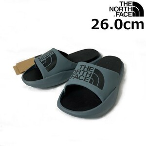 1円～!売切!【正規新品】THE NORTH FACE◆TRIARCH SLIDE スライドサンダル トリアーチ US限定 アウトドア(US8/26.0cm)青 黒 200703-28