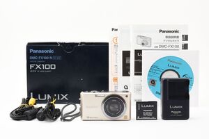 【実用光学美品】Panasonic パナソニック LUMIX DMC-FX100 ゴールド コンパクトデジタルカメラ #2160