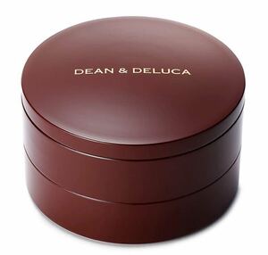 新品未開封 DEAN & DELUCA 日本製 丸二段重 銀朱八分ツヤ仕上げ