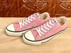 ★☆90s!USA!希少レア!converse ALL STAR ox ピンク 4.5 23.5cm コンバース オールスター デッドストック ビンテージ 2311☆★