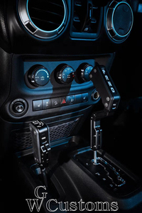 2007-2018 Jeep ジープ ラングラー JK　アンリミテッド アルミシフトノブーセット メッキ シフター 内装カスタム 交換式 専用設計 エアロ2