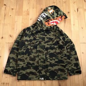 タイガー スノボジャケット Lサイズ a bathing ape Tiger hoodie snow board jacket BAPE hoodie 1st camo エイプ ベイプ パーカー z0197