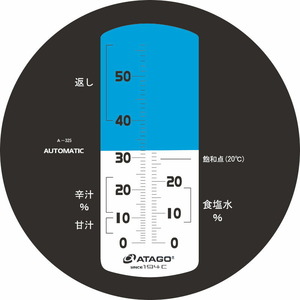アタゴ MASTER-めんつゆα αシリーズそば・うどん用濃度計