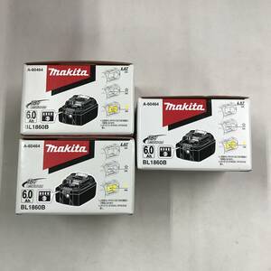 sy231 送料無料！3点セット 美品 makita マキタ 18V 6.0Ah リチウムイオンバッテリー BL1860B まとめ