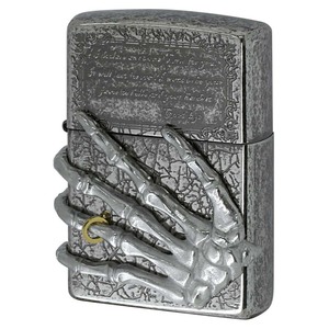 Zippo ジッポライター エタニティリング メタル貼り アンティーク風 永遠の愛 ブラックニッケル Eternity Ring B BN Barrel カップル 恋人