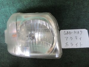 9kurudepa H16年 アクティ GBD-HA7 前期 右 ヘッド ランプ ライト 33101-S3A-003 ハロゲン KOITO 100-22335 [ZNo:06006681]