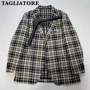 【未使用級】TAGLIATORE タリアトーレ ハンガー付 テーラードジャケット 52