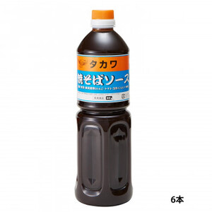 和泉食品　タカワ焼きそばソース(中濃)　1000ml(6本) /a