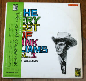 帯付 国内盤 ザ・ベリー・ベスト・オブ・ハンク・ウィリアムス Hank Williams Vol. 1 / LP