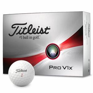  タイトリスト PRO V1x プロV1x ゴルフボール　 1ダース 12球入り 　ホワイト　2023年モデル　Titleist