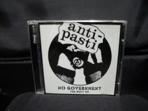 輸入盤CD/ANTI-PASTI/アンチ・パスチ/NO GOVERNMENT~THE BEST OF/80年代UKハードコアパンクHARDCORE PUNK