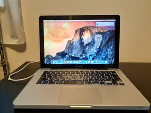 ⑤ジャンク品 Macbook Pro 13inch Core2Duo(2.53GHz),メモリ4GB,SSD128GB,Yosemiteインストール済み