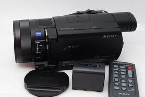 新品級 ★ソニー SONY FDR-AX100 4K ビデオカメラ 光学12倍 ブラック Handycam FDR-AX100 B ★ 20241210_B00HVRG7MU