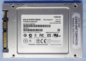 TOSHIBA 東芝 SSD SOLID STATE DRIVE HG5d 128GB THNSNH128GCST 正常動作品 本体のみ