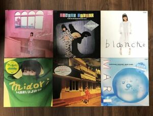 美盤 飯島真理 / 6枚セット おまとめ / VARIEE , MIDORI , BLANCHE , 遥かな微笑み , キモノ・ステレオ , ROSE (坂本龍一) /