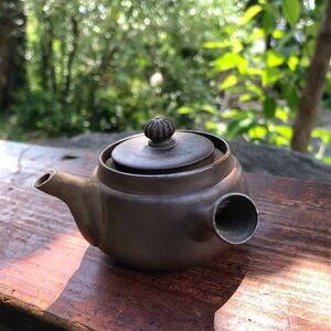旧家　古い煎茶道具　玉露　小急須 茶道具 小さな急須　一人前　在銘あり　茶器 花透かし