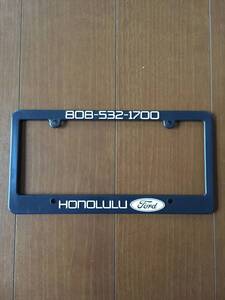 HONOLULU FORD ホノルル フォード ナンバーフレーム ライセンスフレーム HILIFE UDOWN IN4MATION 808ALLDAY 808 ALL DAY USDM HDM ①