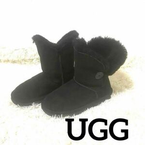 ♯366 UGG ベイリー ムートンブーツUGG MINIBAILEYBUTTON