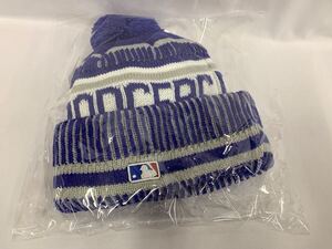 未使用 NEW ERA ニューエラ Dodgers ドジャース ニットキャップ ニット帽 ① [12-37] 115/917L