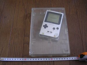 ■MGB-001 GAME BOY pocket 任天堂 画面やけなし 純正透明アクリルケースつき 動作品(確証写真提示)JUNK扱い