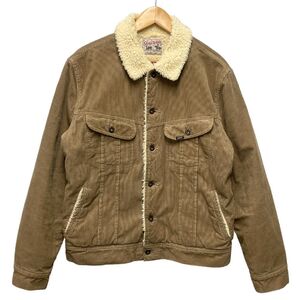 STUSSY ステューシー ×LEE STUSSY RIDER 裏地ボア コーデュロイ ジャケット ブラウン サイズL 正規品 / B6279