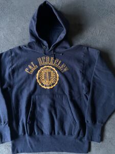 NOS 80s champion リバース パーカー USA製 アメリカ製 ビンテージ vintage BERKLEY カリフォルニア大学 チャンピオン 紺 navy CAL デッド