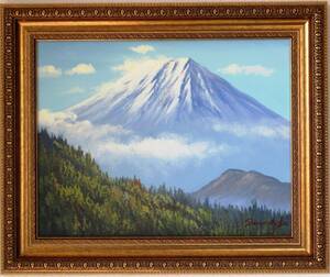 富士山絵画 油絵 風景画　雄大な富士山 F6　ＷＧ145 お得な即決価格での出品です。