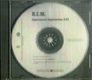 D00158254/CDS/R.E.M.「Supernatural Superserious (2008年・PRO-CDR-437884・宣伝盤・オルタナ)」