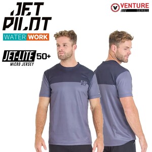 ジェットパイロット JETPILOT 2025 Tシャツ 速乾 送料無料 ベンチャー SS ハイドロ Tシャツ JA24184 ブラック S