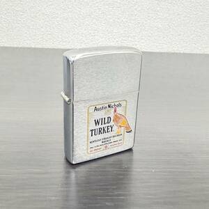 1円〜 Zippo ジッポー WILD TURKEY ワイルドターキー 8年 オースティンニコルズ 火花確認済