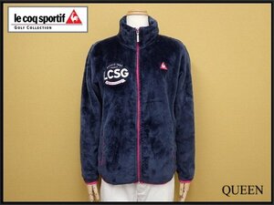 le coq sportif GOLF ボアジャケット・M□ルコックゴルフ/フリース/ジャンパー/レディース/24*9*1-24