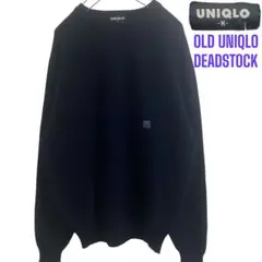 希少　デッドストック　OLD UNIQLO セーター ニット　ピュアウール