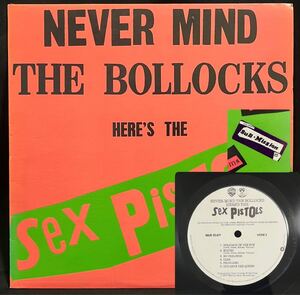 US-Original / Custom Label初版! レアSubmission Sticker Sex Pistols セックス・ピストルズ / Never Mind the Bollocks Here