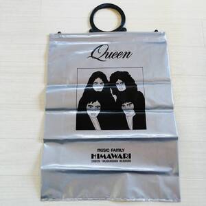 QUEEN A⑦ クイーン イラスト入り ビニールバッグ レコードショップ 非売品 グッズ