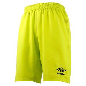 【KCM】Z-umbro-176-M★展示品★【UMBRO/アンブロ】メンズ　プラクティスクロスパンツ サッカー　UBA7645P　SLイエロー　サイズ M