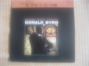 DONALD BYRD 「I’M TRYIN’　TO　GET　HOME」　BLUE NOTE　８４１８８　中古　美品　　　　　K-36