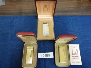 1104B8　喫煙グッズ　ライター　Dunhill ダンヒル　おまとめ3点　※着火未確認・現状お渡し