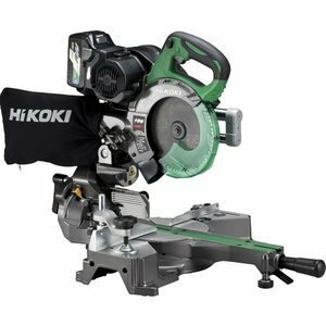 〔在庫あり〕HiKOKI 36V 165mmコードレス卓上スライド丸のこ(本体のみ・黒鯱チップソー付) C3606DRB(K)(NN)