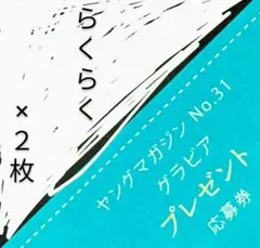 桃月なしこ/応募券/２枚/ヤングマガジン