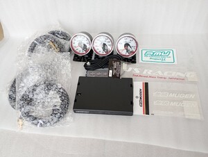 1円スタート 無限MUGEN ホンダ 3連メーター 水温/油温/油圧 S2000 AP1 AP2 インテグラ DC2 DB8 CR-Z ZF1 シビックEK9 FD2 アコード CL7