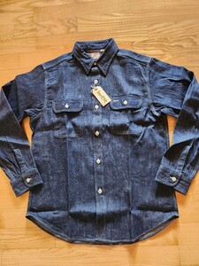 新作　送料込★東洋 SUGAR CANE シュガーケーン SC27852 BLUE DENIM WORK SHIRT 長袖デニムワークシャツ XL