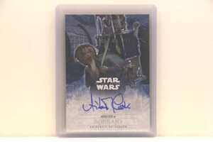 即決！Topps トップス社 スター・ウォーズ　AUTHENTIC AUTOGRAPH　カード【ボバージョ】直筆サイン 47I07/10