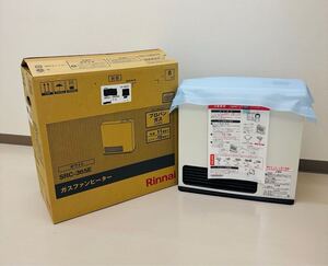 Rinnai【新品 未使用】002 リンナイ ガスファンヒーター SRC-365E LPガス用 2024年製 木造11畳 コンクリート15畳 ホワイト