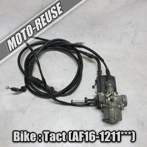 □【TACT タクト AF16】純正キャブレター　スロットルワイヤー付「PA 31F D」□K50762