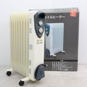 ▽ 安全安心！｜オイルヒーター 動作確認済み｜大栄トレーディング DT-OH1211 8枚フィン｜暖房器具 スーパーオイルヒーター ■P1121