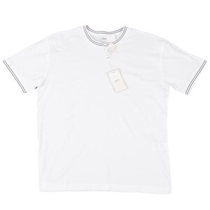 アルマーニ コレッツォーニ ARMANI COLLEZIONI リブ切替Tシャツ 白黒L