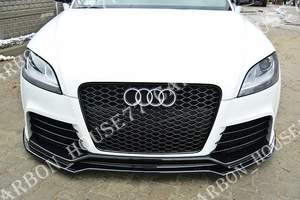 ★AUDI TT 8J RS カーボン フロント リップ スポイラー 2006-2014☆