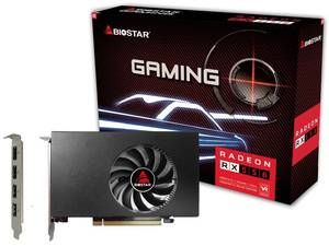 新品未開封 BIOSTAR Radeon RX550 4GB 4K VR ゲーミングPCグラフィックボード HDMI X4